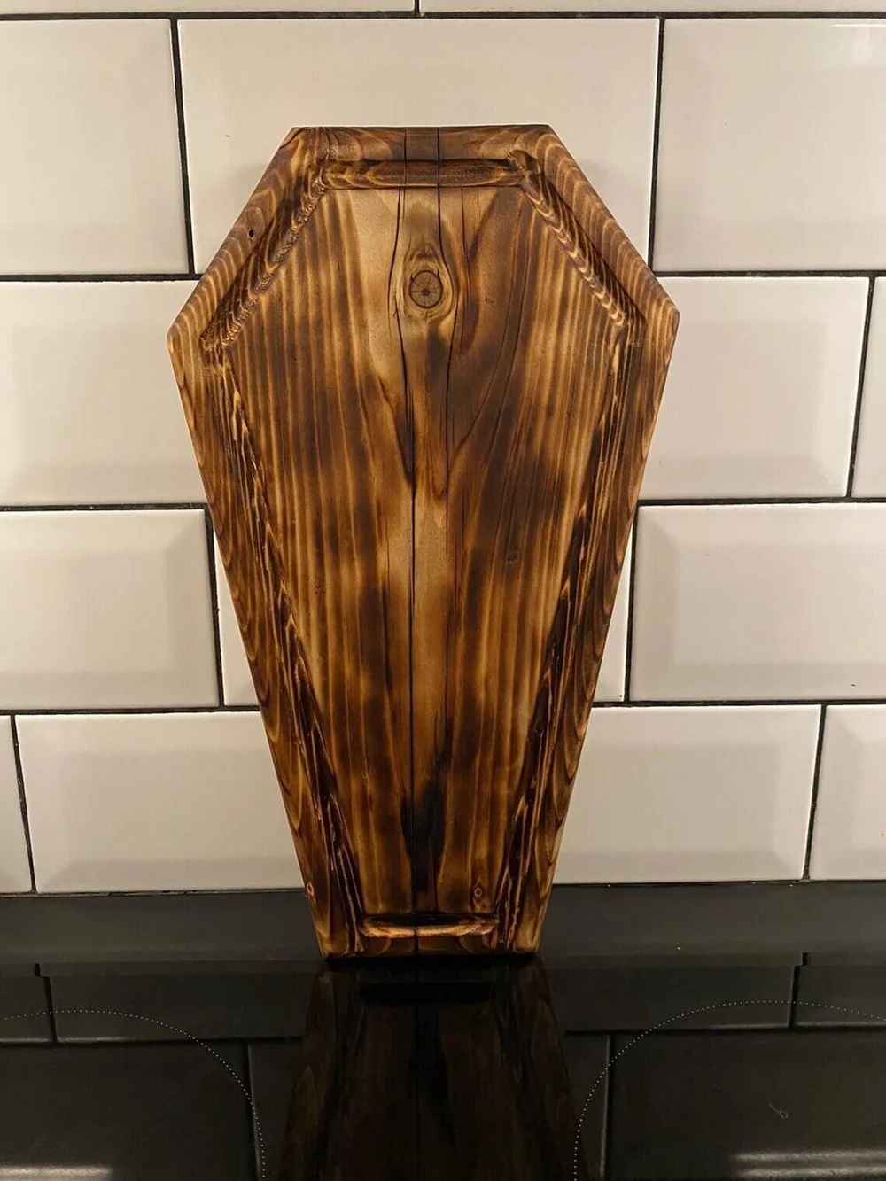 Coffin Serving Board courtesy of ScotlandCollective on Etsy